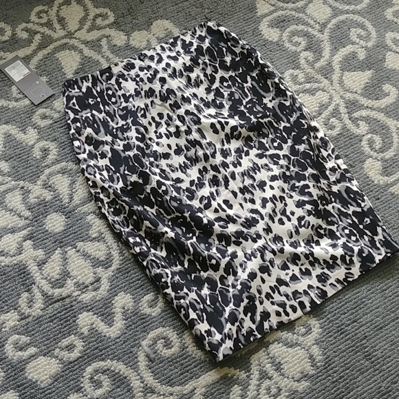NWT MASSIMO LEOPARD PRINT SKIRT 4/Jacob Sweater small - Picture 3 of 10